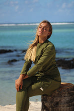 Afbeelding in Gallery-weergave laden, Olive Green Monogram swimsuit