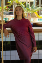 Afbeelding in Gallery-weergave laden, Burgundy Monogram swimsuit